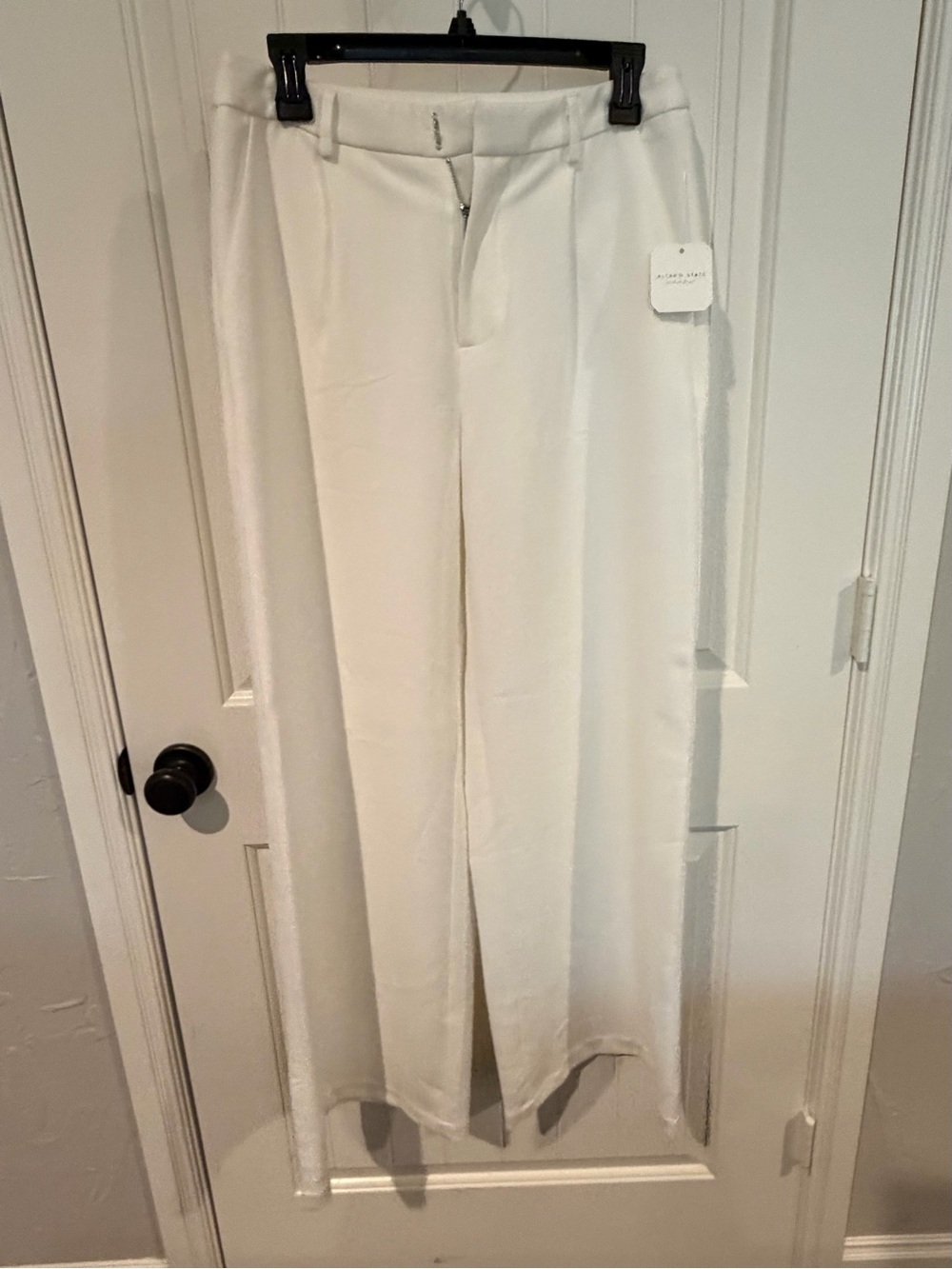 NWT, Altar'd State Ivory Wide-Leg Dress Slacks